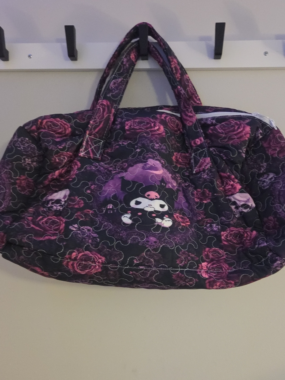 Purple & Black KURAMI Weekender Bag DUFFLE STYLE BAG